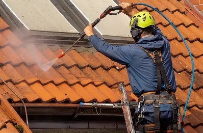 Démoussage et hydrofuge de toiture à Scorbé-Clairvaux